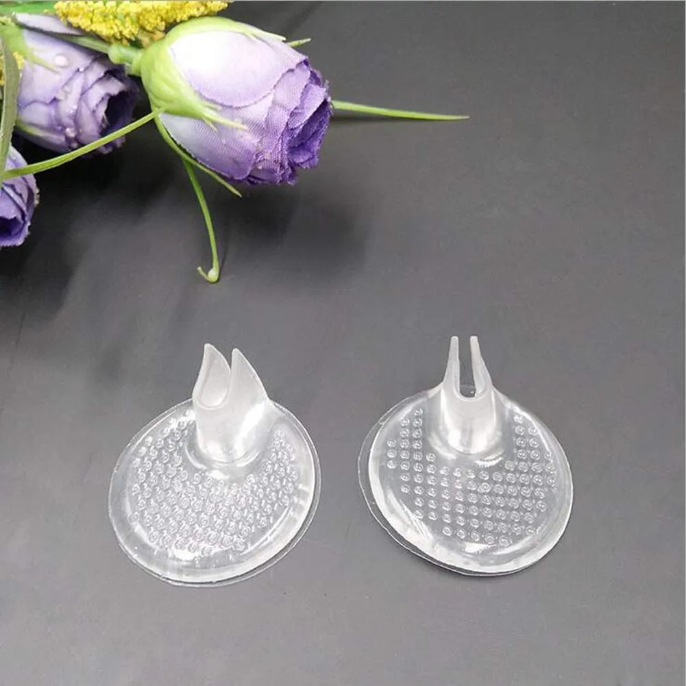 10Pcs Flip Flop Pads Metatarsal PU Pads for Thong Sandals Clear Silicone Forefoot Cushions Self Adhesive Soft Gel Shoe Inserts Pain Relief Anti-rubbing