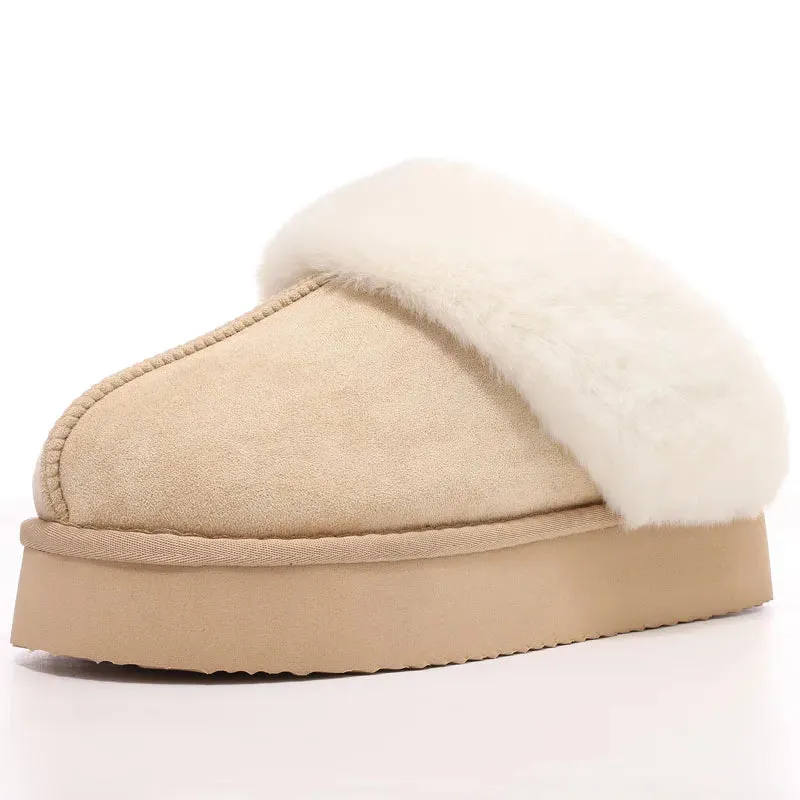 AILA | Faux Fur Lined Winter Slides