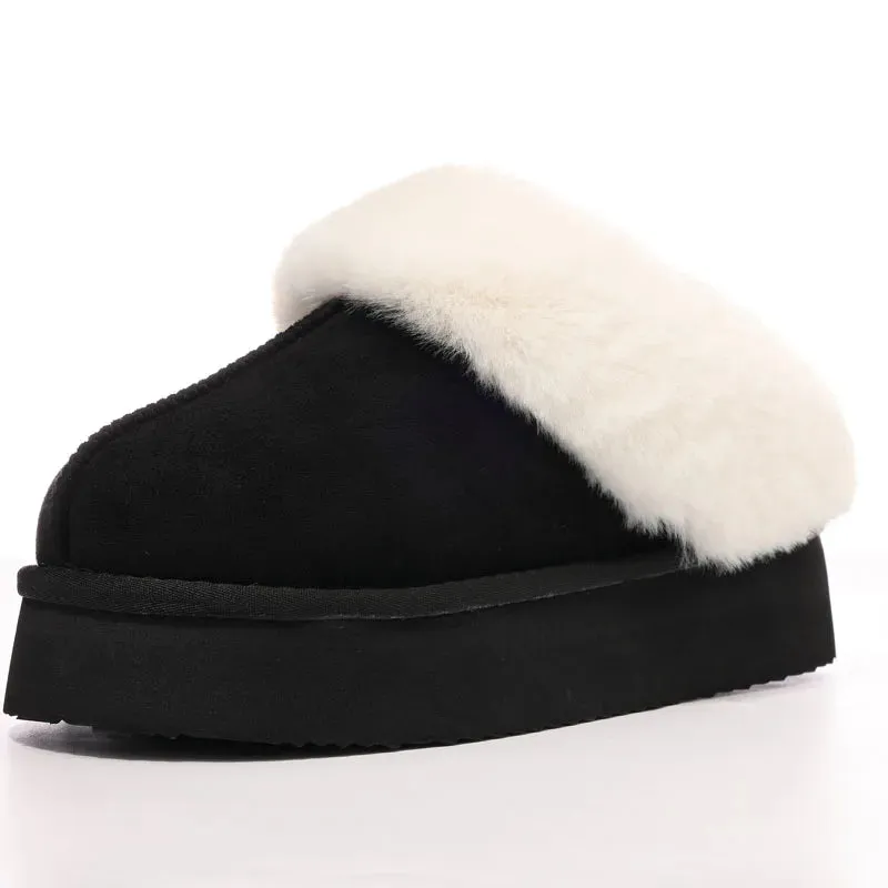 AILA | Faux Fur Lined Winter Slides