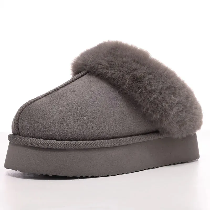 AILA | Faux Fur Lined Winter Slides