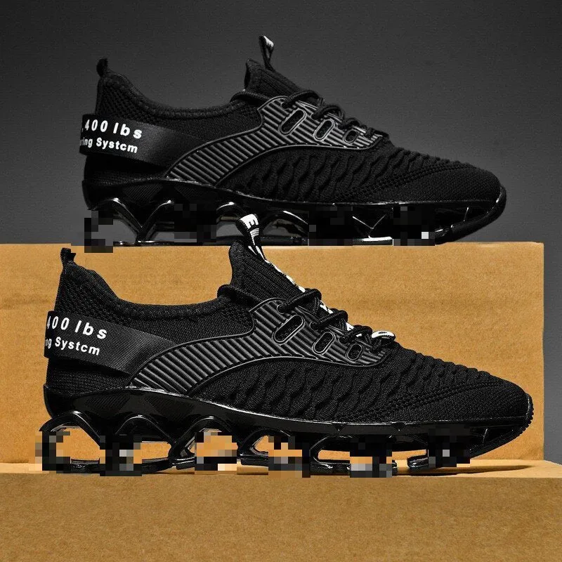 All-matching Plus Size Breathable Flying Woven Running Casual Shoes