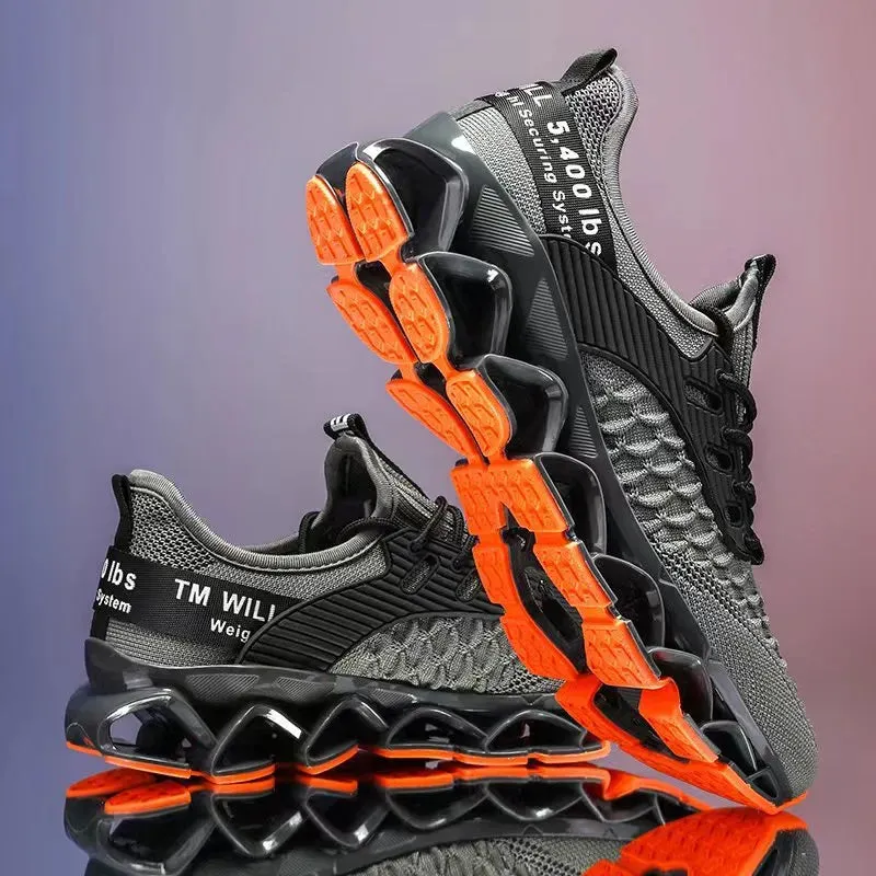 All-matching Plus Size Breathable Flying Woven Running Casual Shoes
