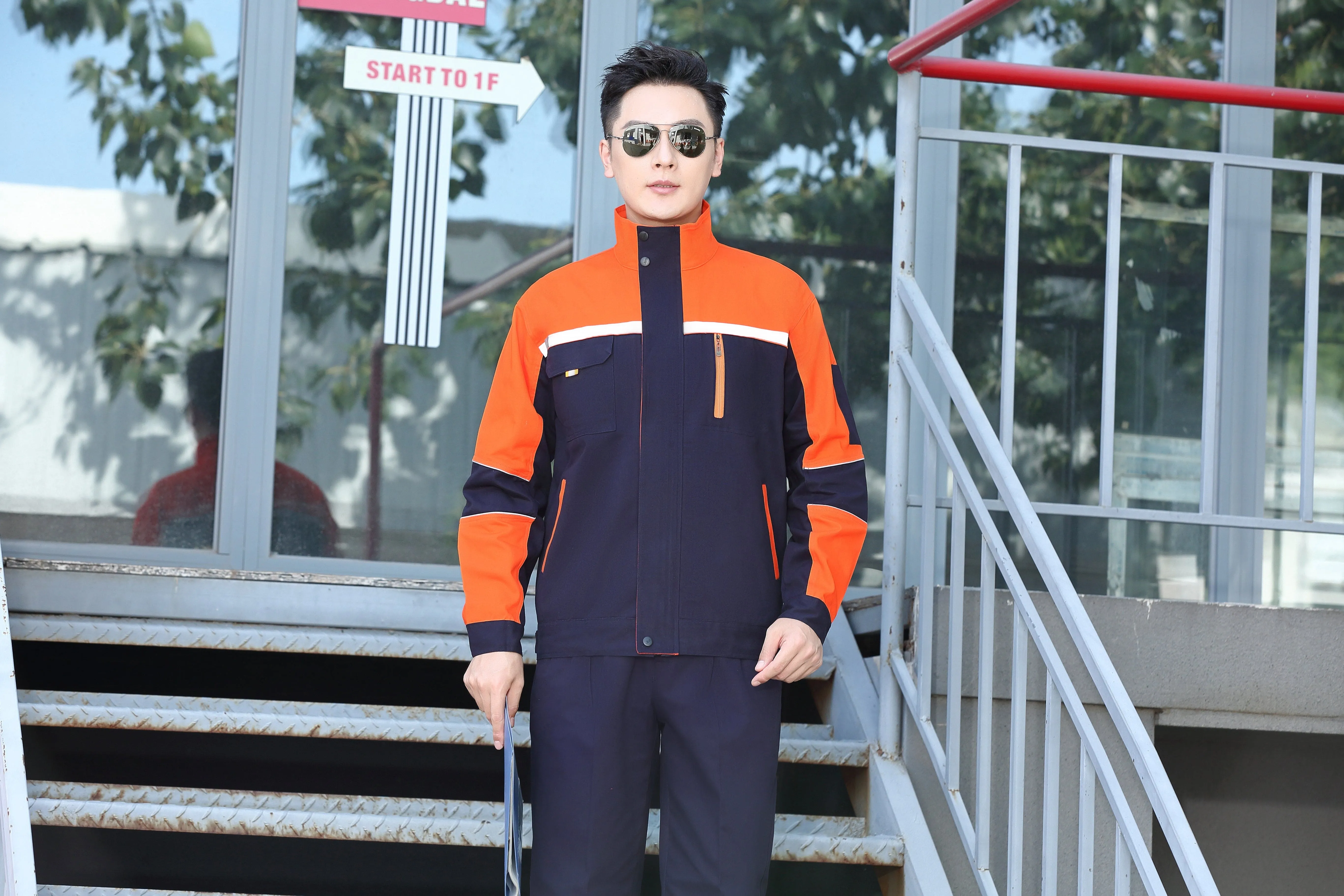 Autumn and winter long-sleeved pure cotton series workwear SD-PC-W2603