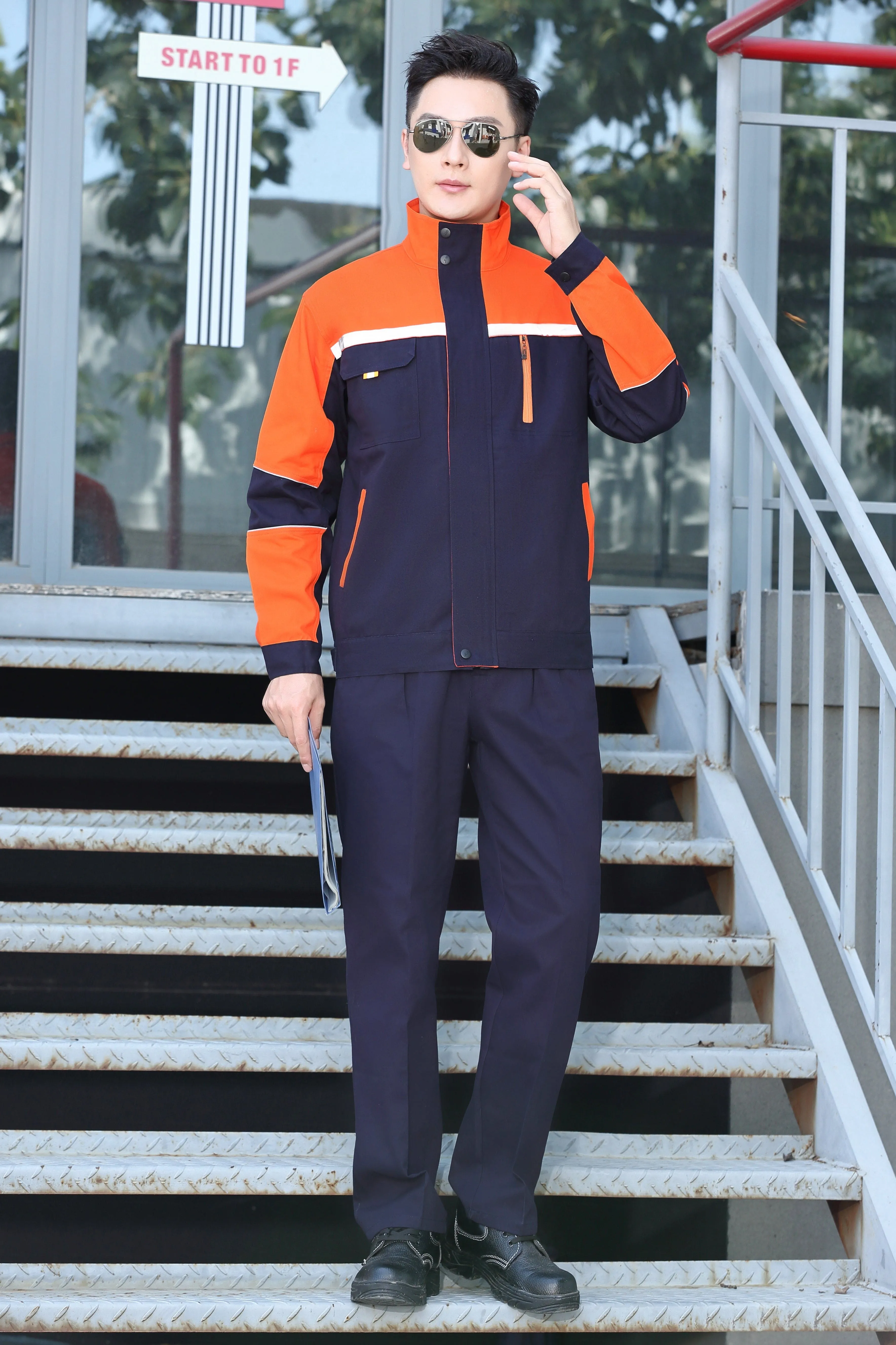 Autumn and winter long-sleeved pure cotton series workwear SD-PC-W2603