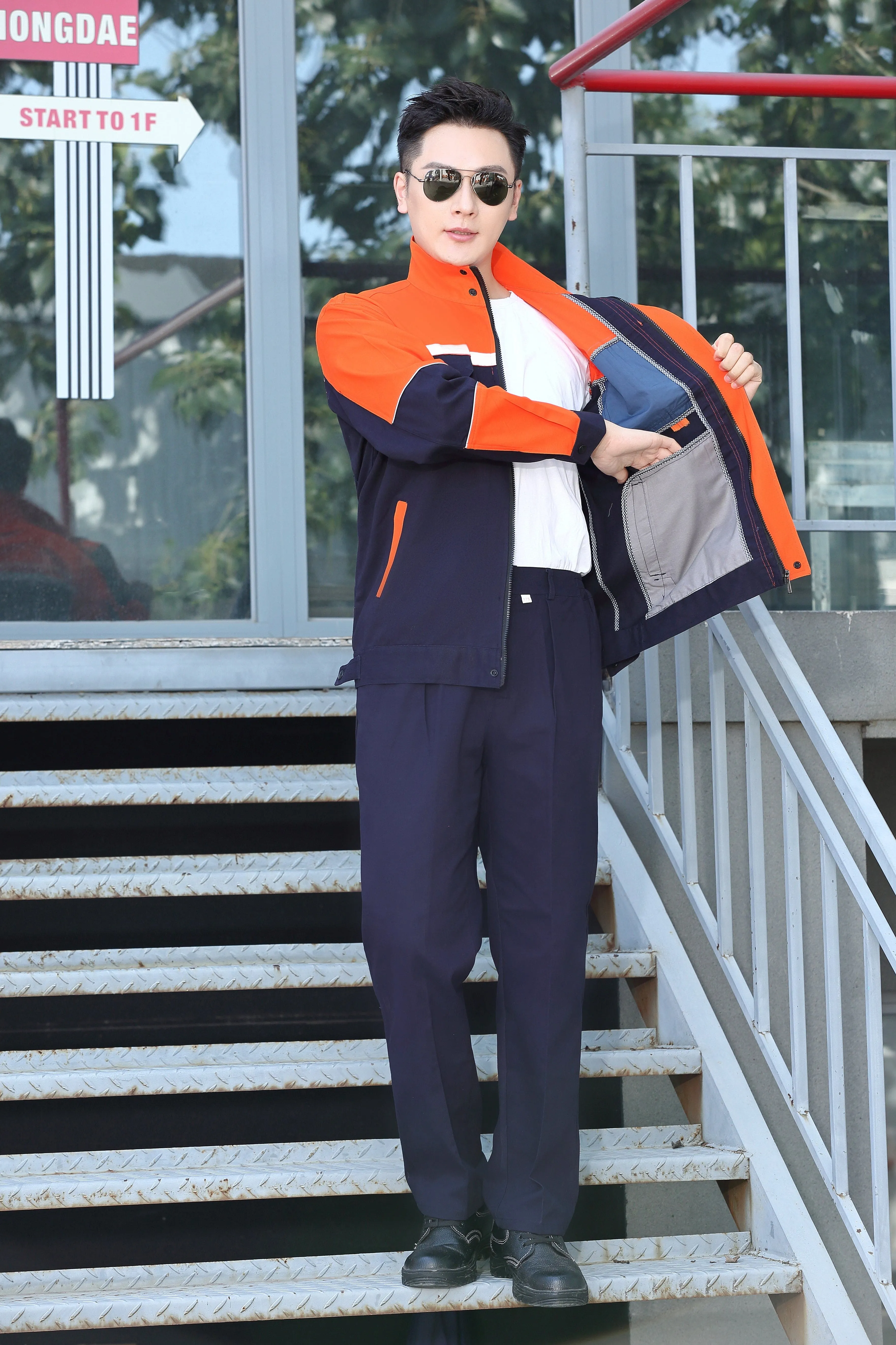 Autumn and winter long-sleeved pure cotton series workwear SD-PC-W2603