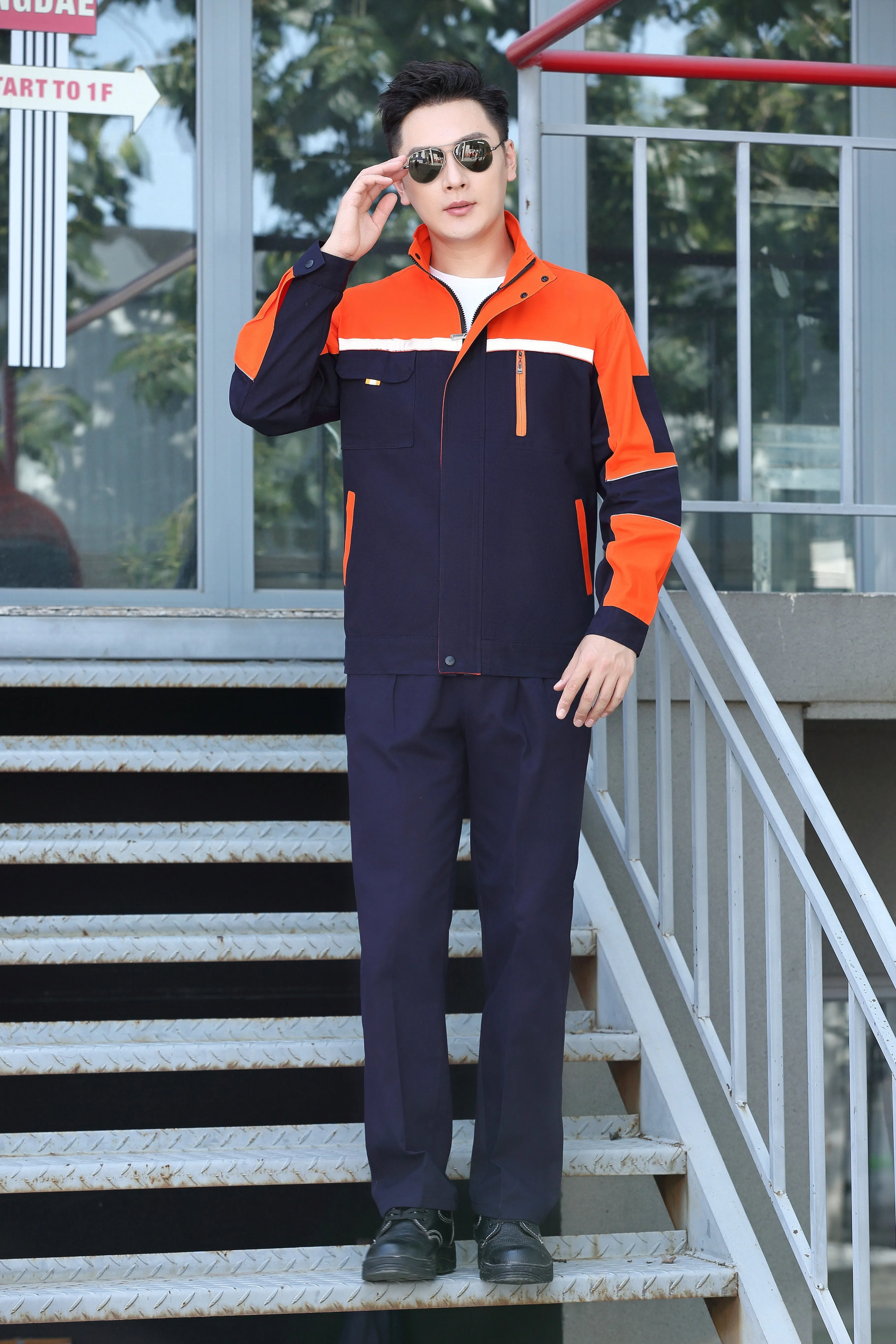 Autumn and winter long-sleeved pure cotton series workwear SD-PC-W2603