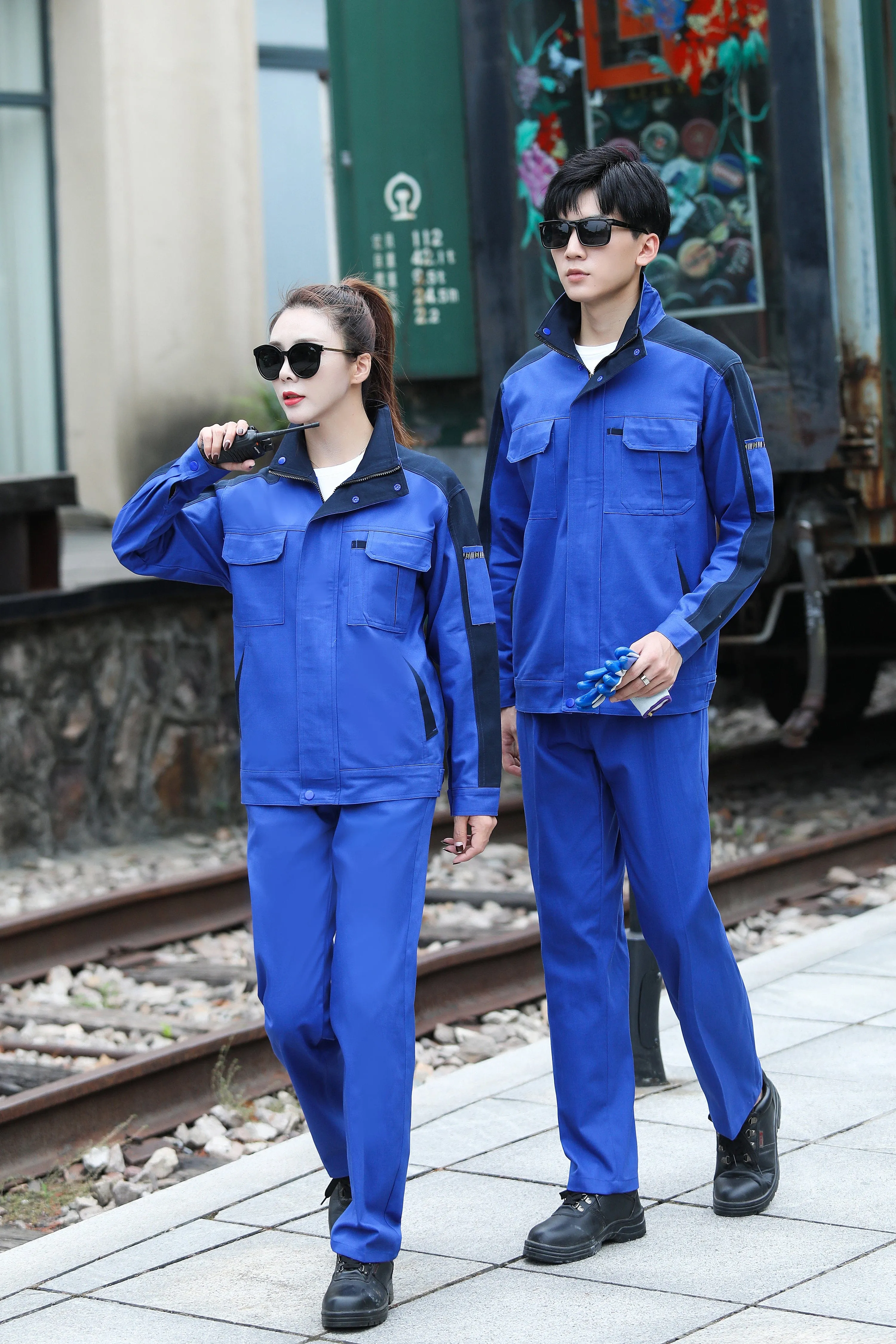 Autumn and winter long-sleeved pure cotton series workwear SD-PC-W806