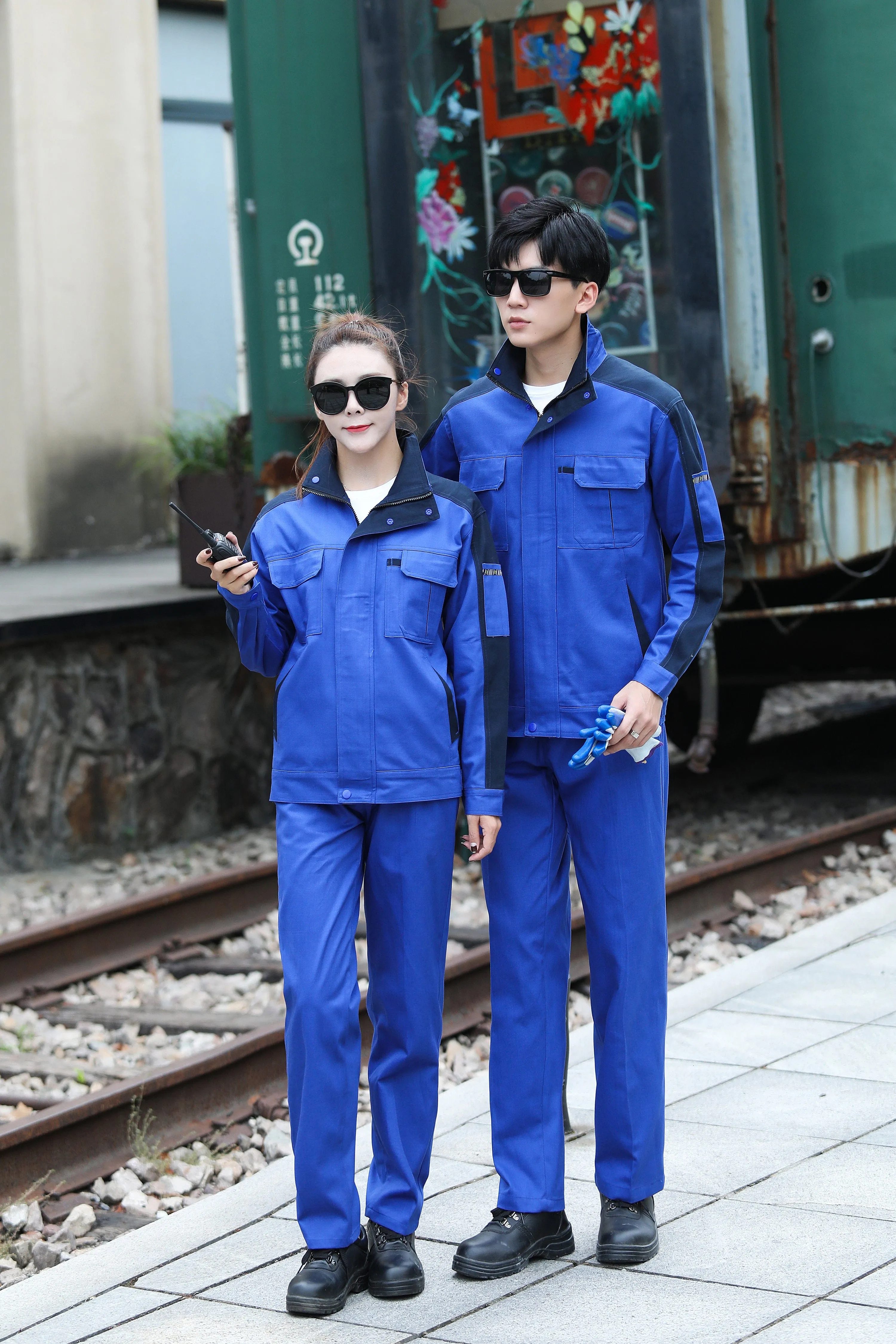Autumn and winter long-sleeved pure cotton series workwear SD-PC-W806