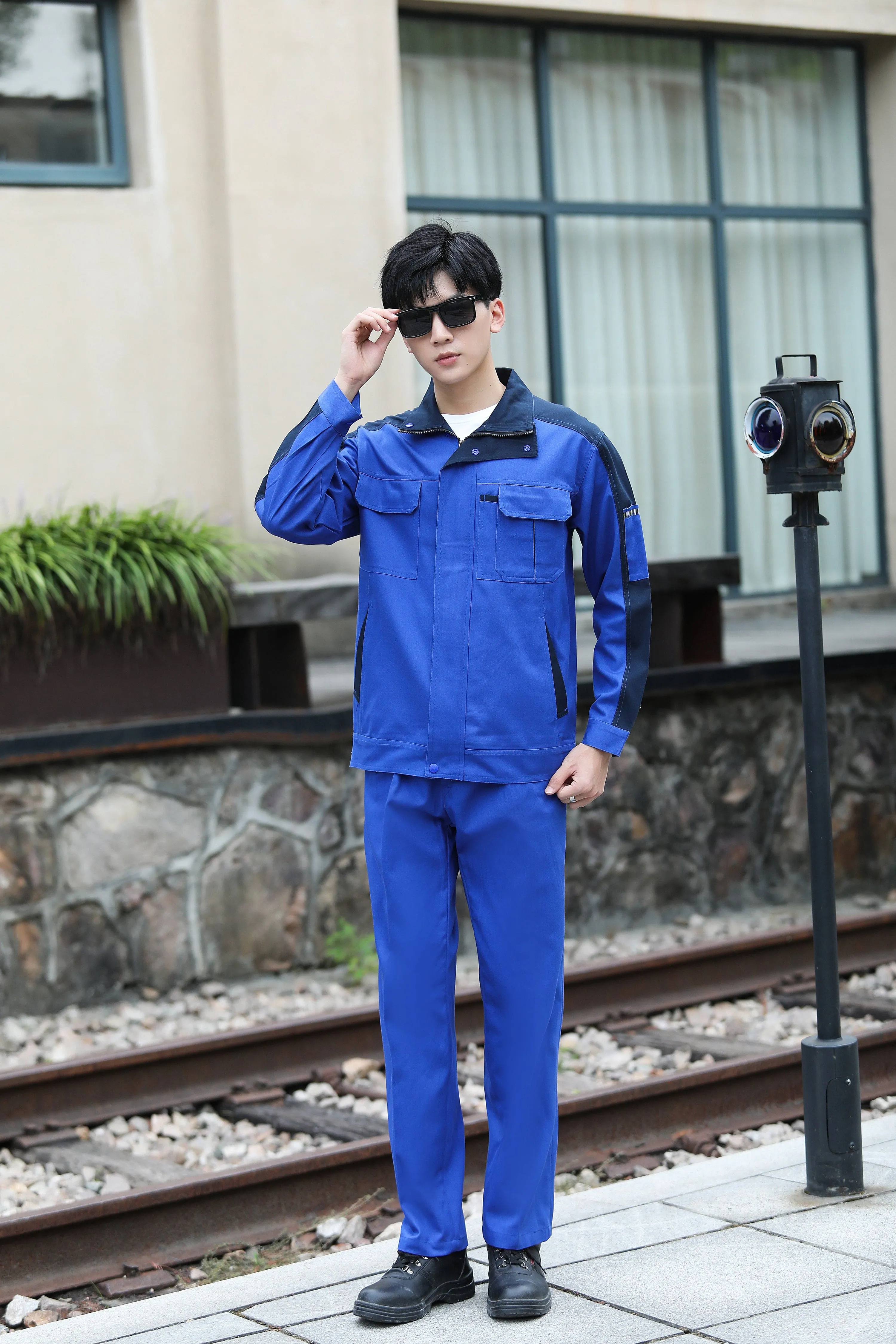 Autumn and winter long-sleeved pure cotton series workwear SD-PC-W806