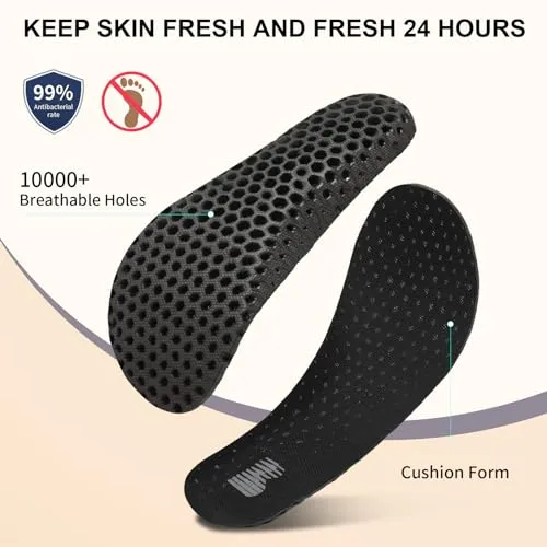 BARERUN Slip on Barefoot Shoes Women Lightweight Comfortable Drop Wide Diabetic Orthopedic Shoes for Women Running Athletic Tennis Walking Sneakers White Women Size 10 Wide Toe Box