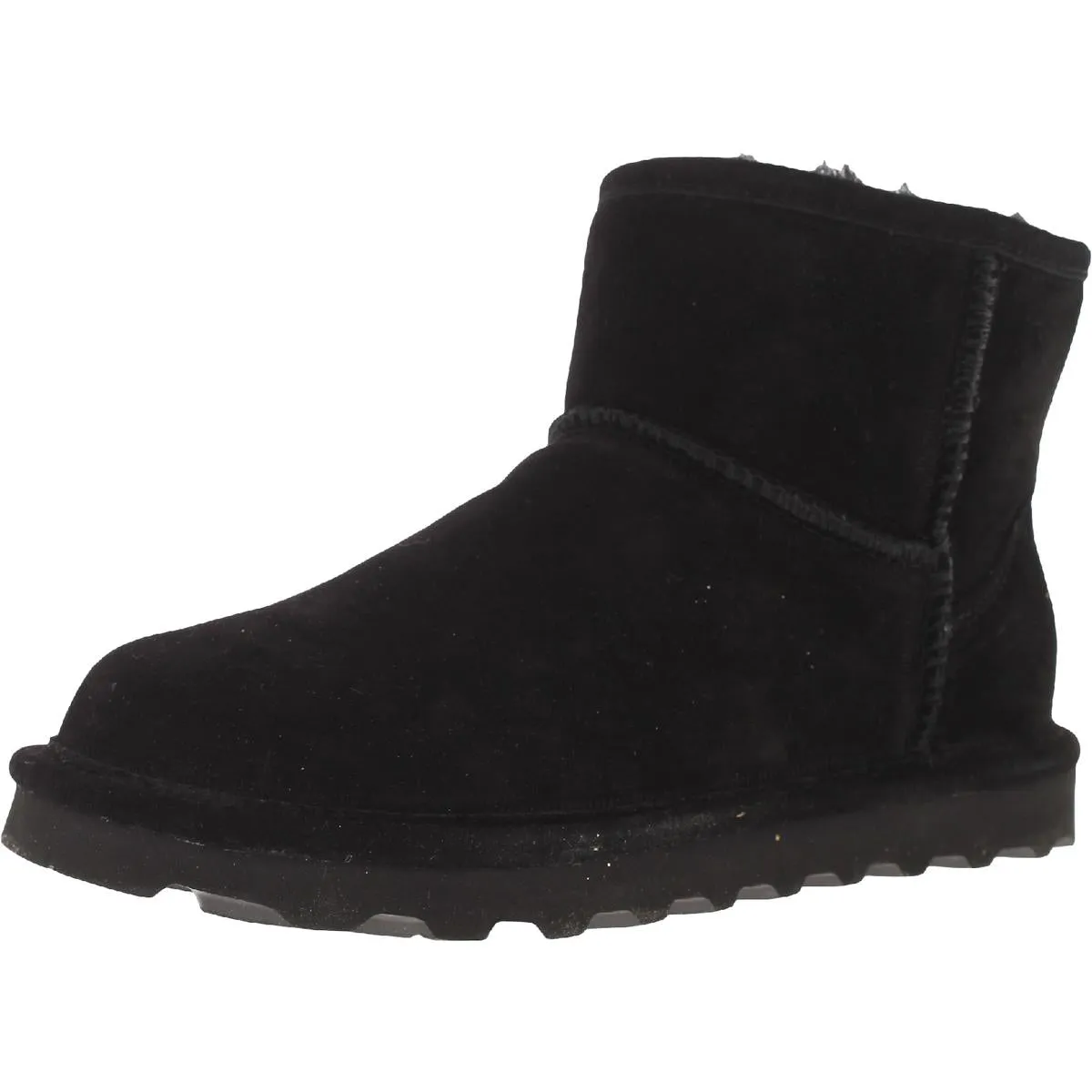 Bearpaw Womens Alyssa Wide Suede Pull on Winter & Snow Boots