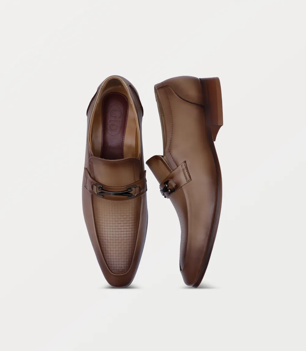 BM5085-BEIGE-Men Formal Slip on