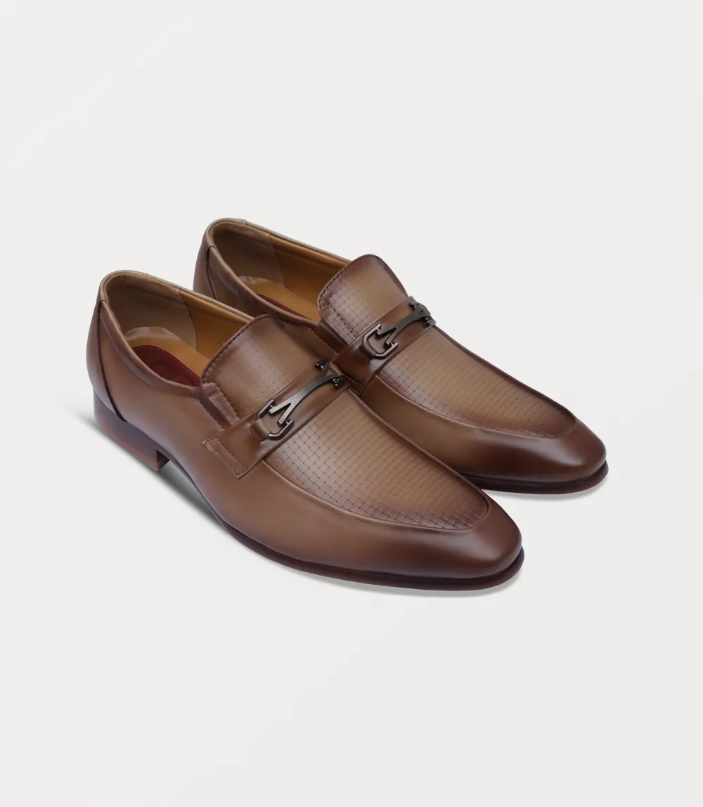 BM5085-BEIGE-Men Formal Slip on