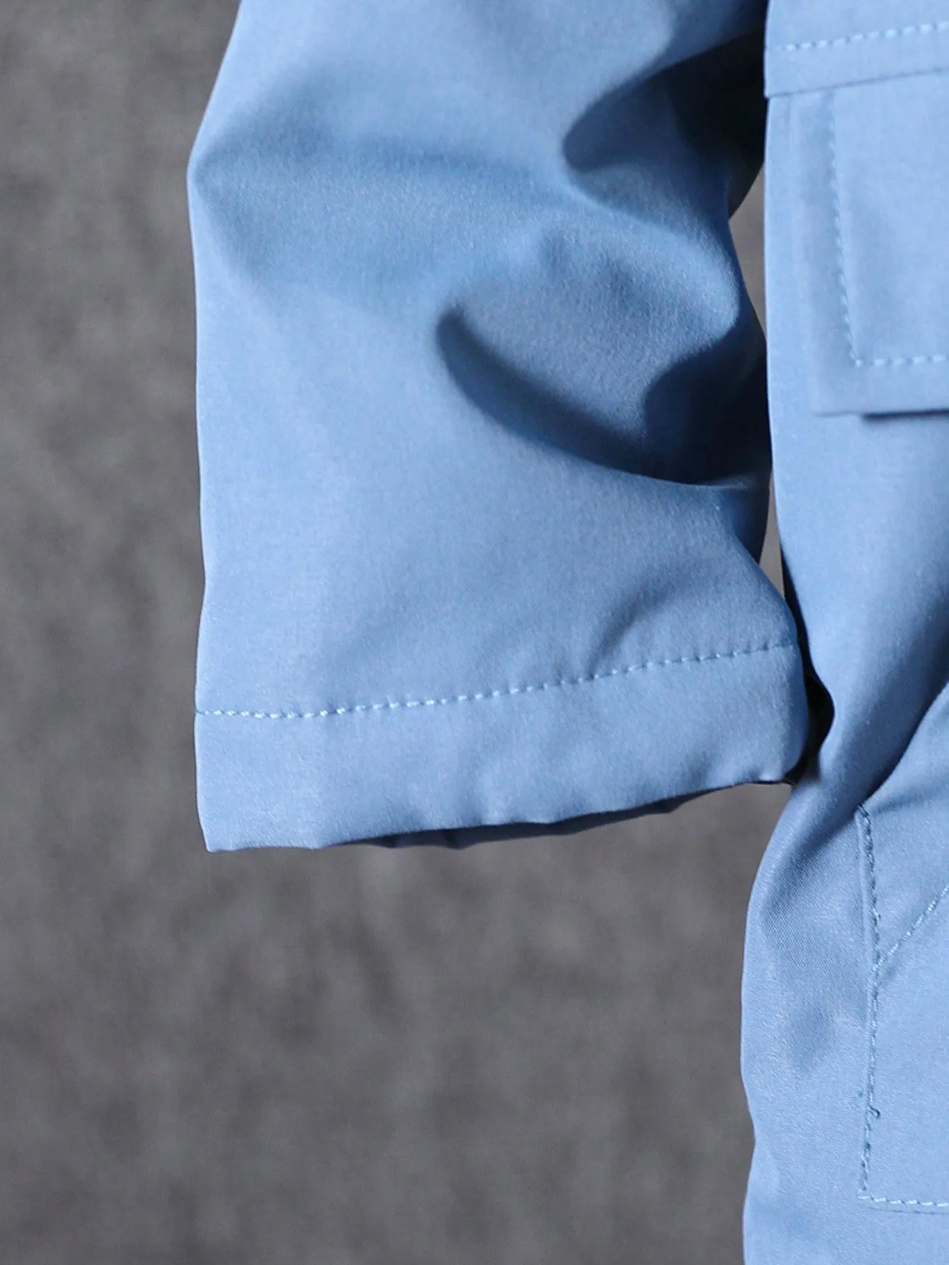 Boys' Blue Hooded Jacket - Warm, Windproof & Comfortable | Ages 4-7