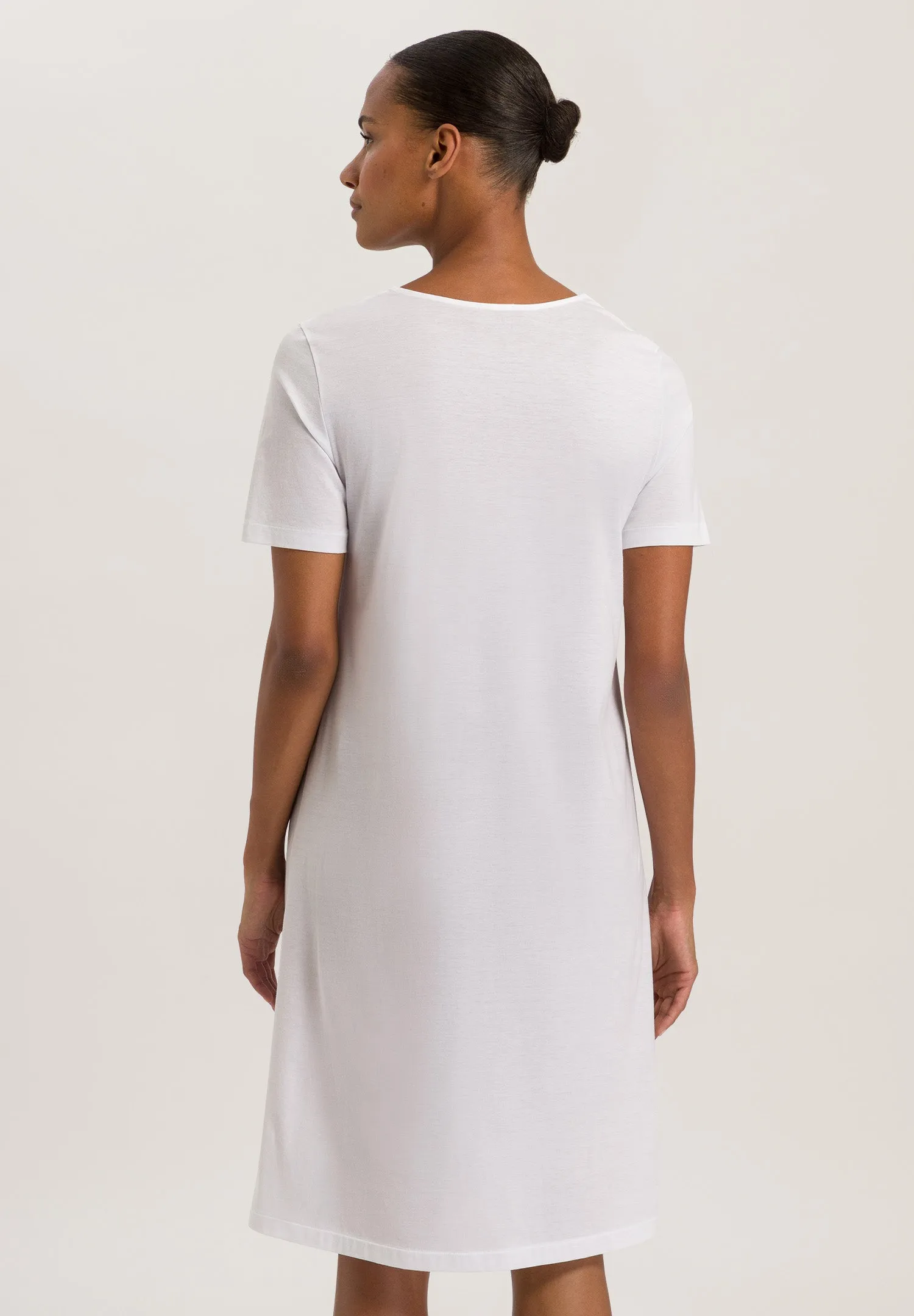 Clara Embroidered Cotton Nightgown | White 74909-101