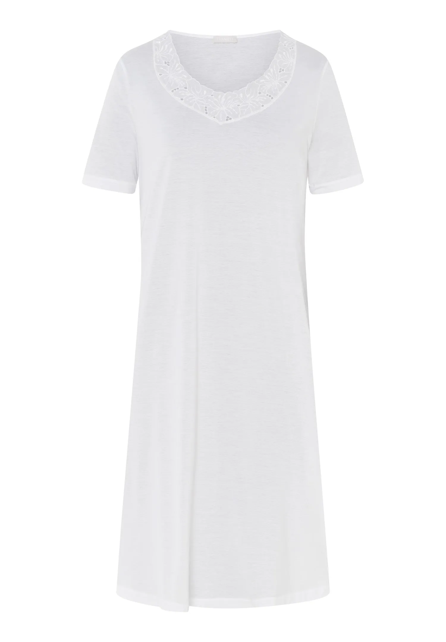 Clara Embroidered Cotton Nightgown | White 74909-101