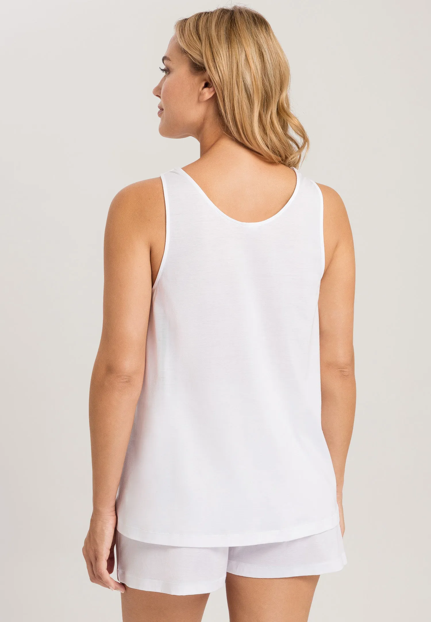 Clara Embroidered Cotton Pajama Set | White 74910-101
