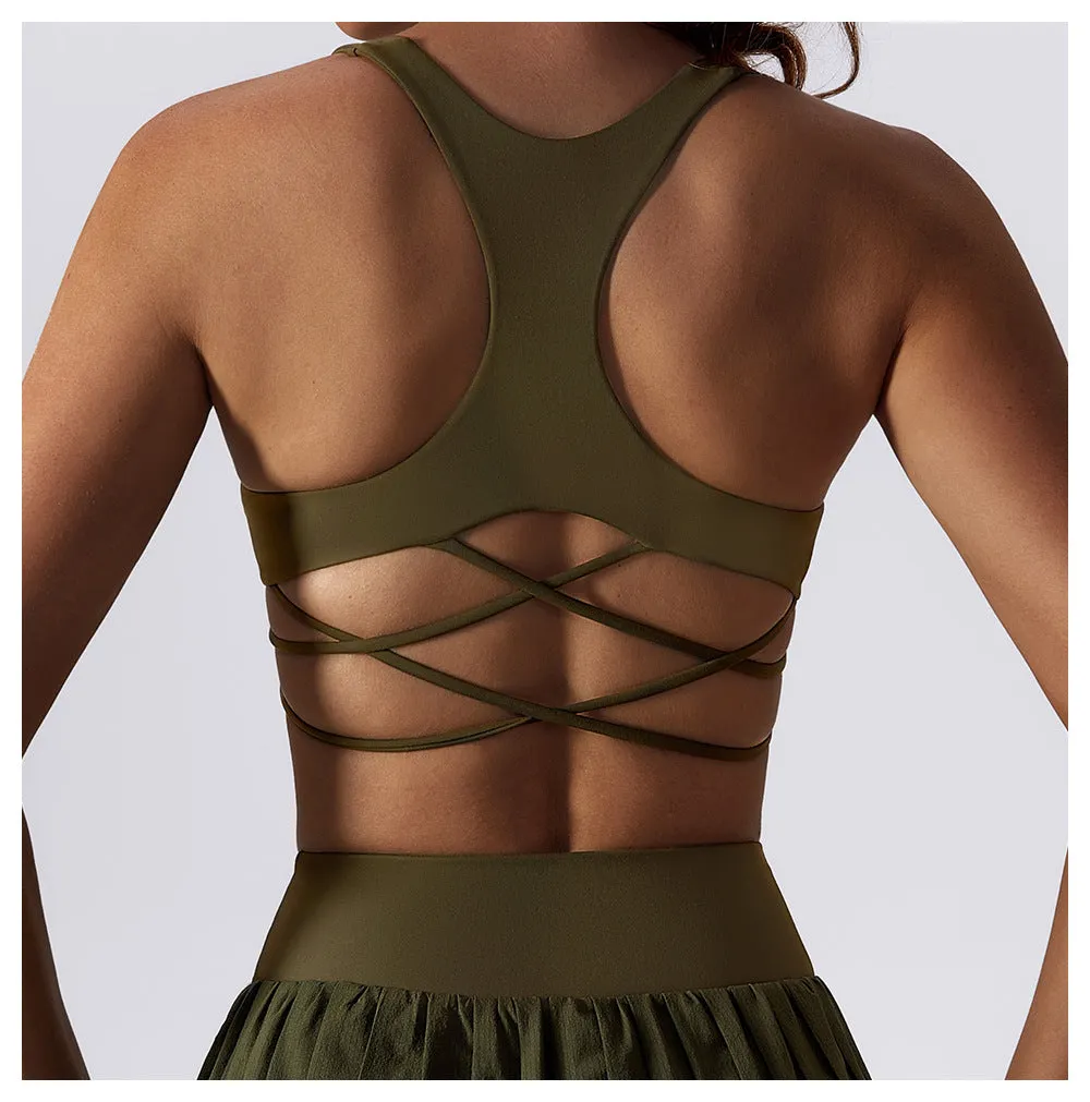Criss Cross Sports Bra