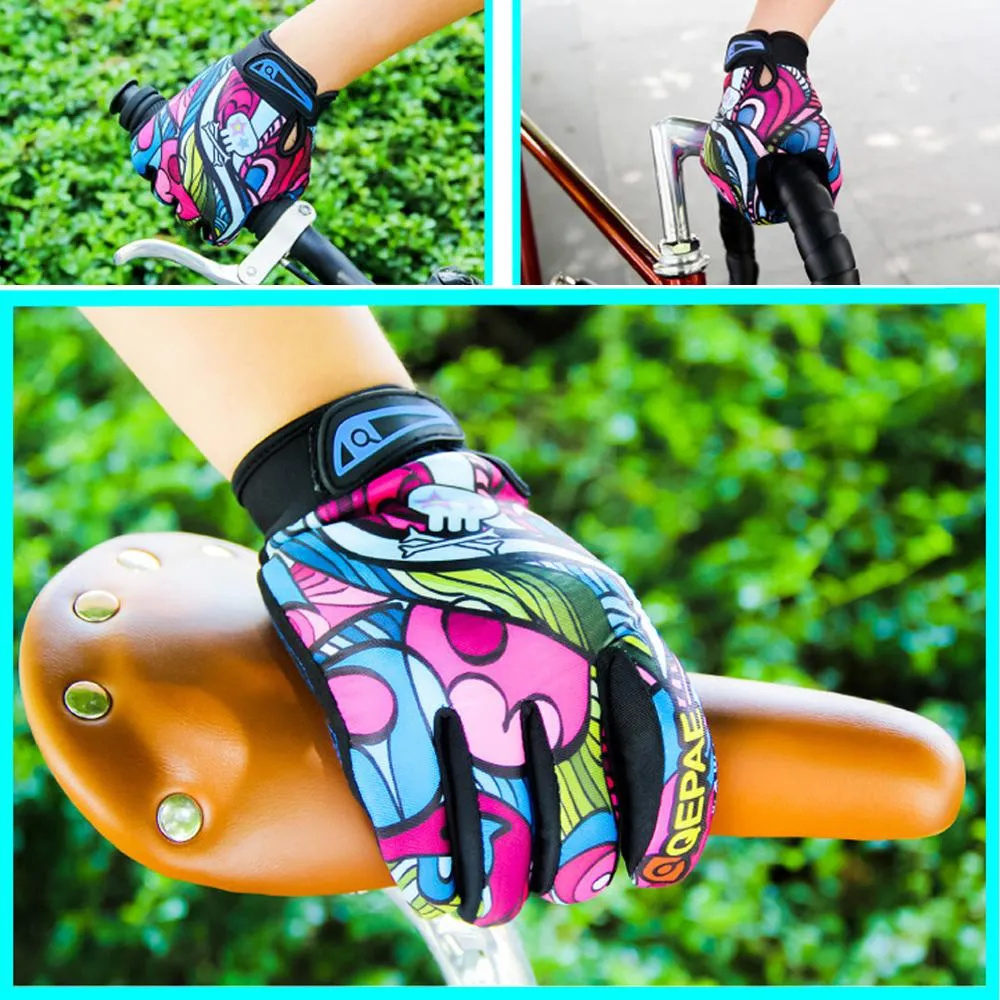 Cycling Gloves Gel Full Finger MTB  Anti-slip Shockproof