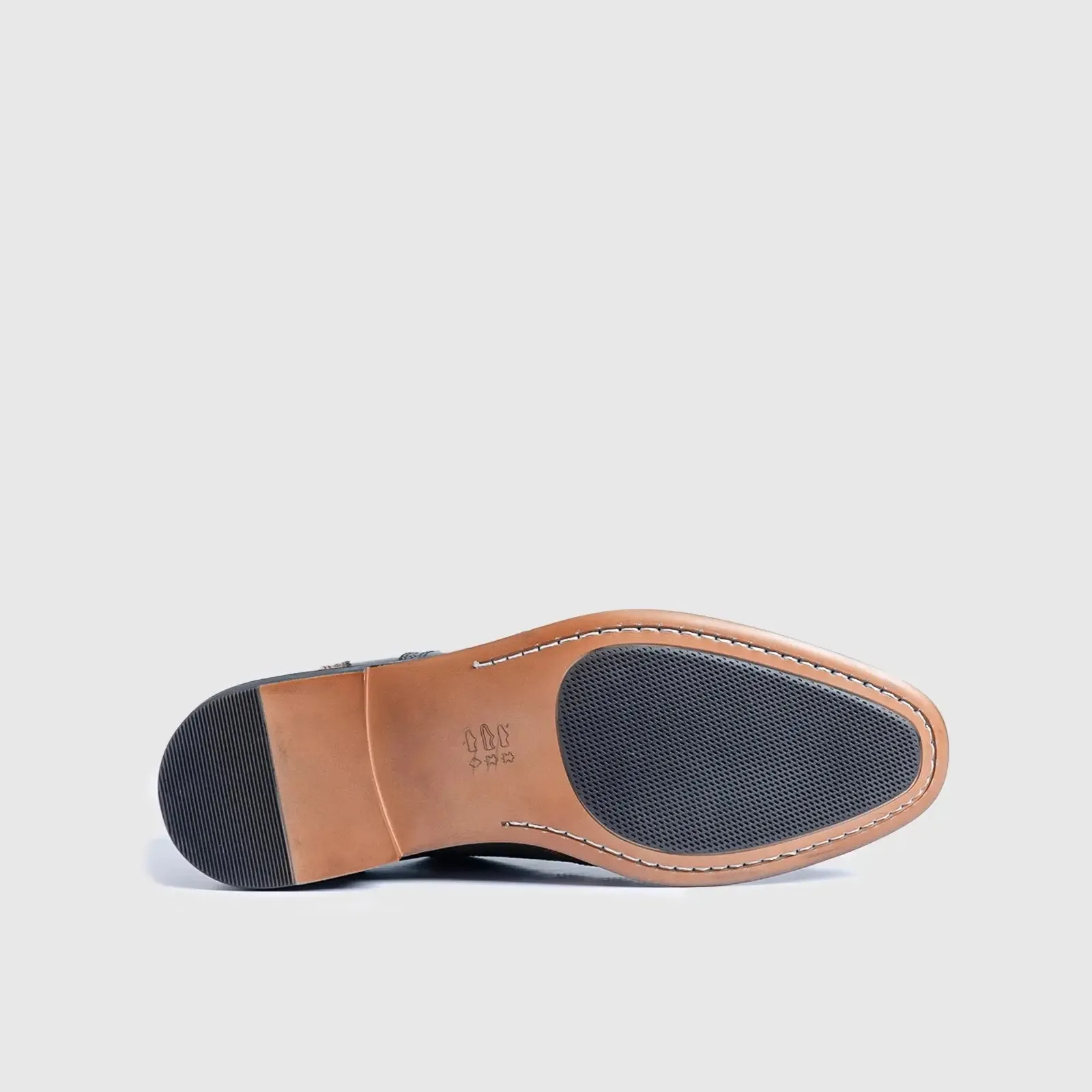 Dress Oxfords Wingtips 123-40 Tan/Grey