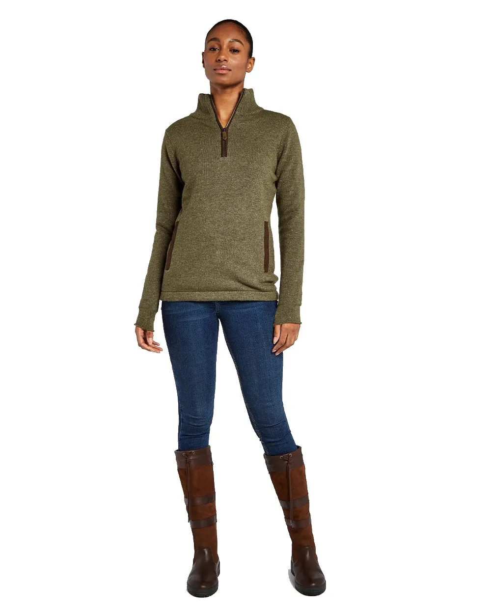 Dubarry Morrisey Zip Neck Sweater