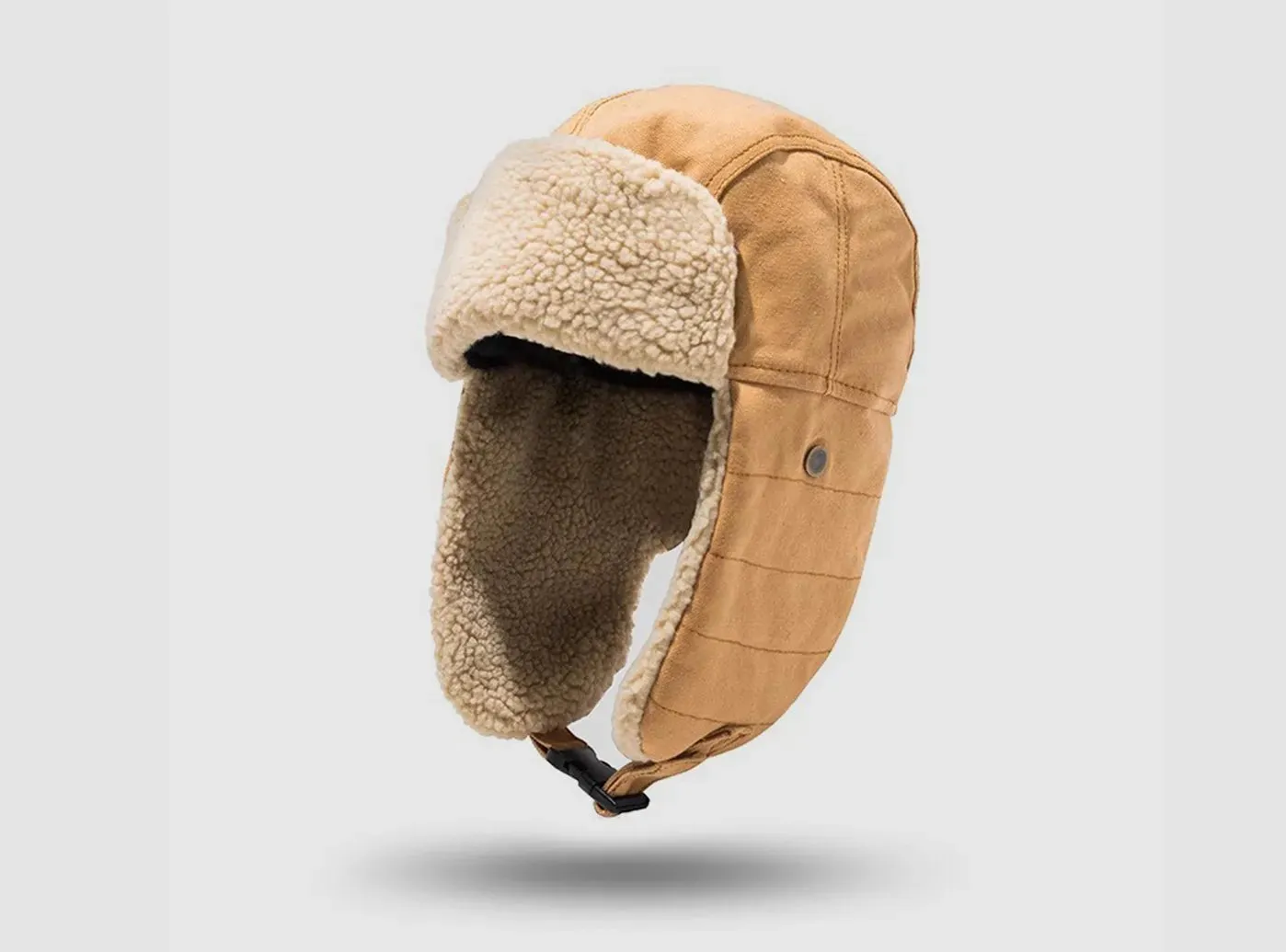 FitVille Warm Bomber Hat with Earflaps (Unisex)
