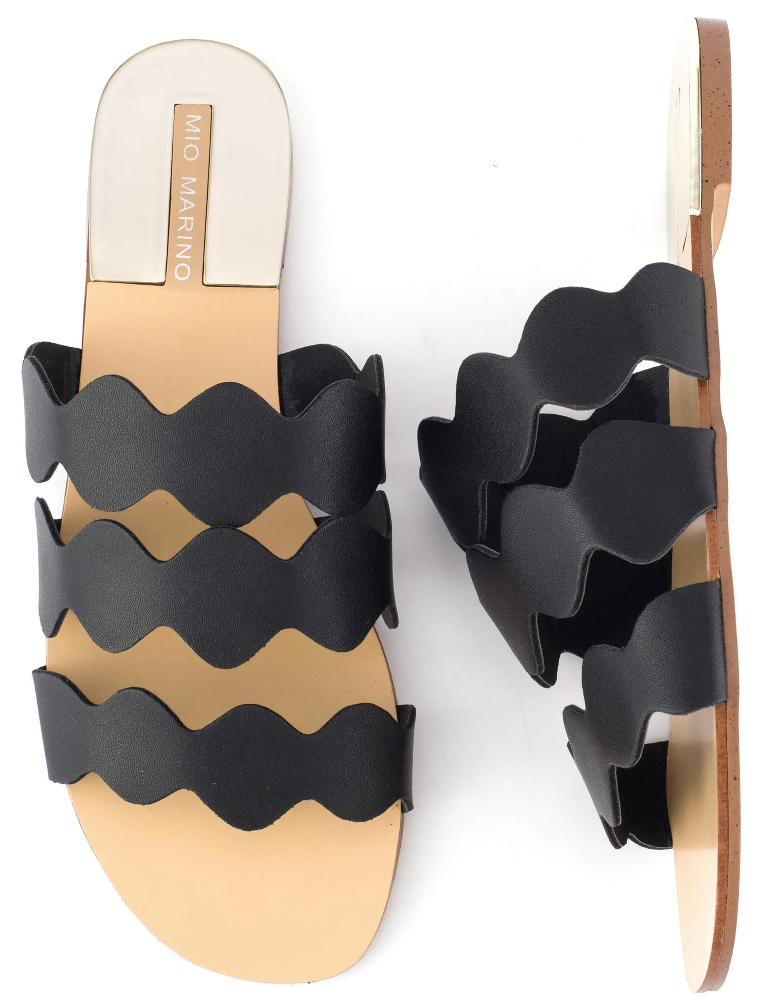 Floret Scalloped Sandal
