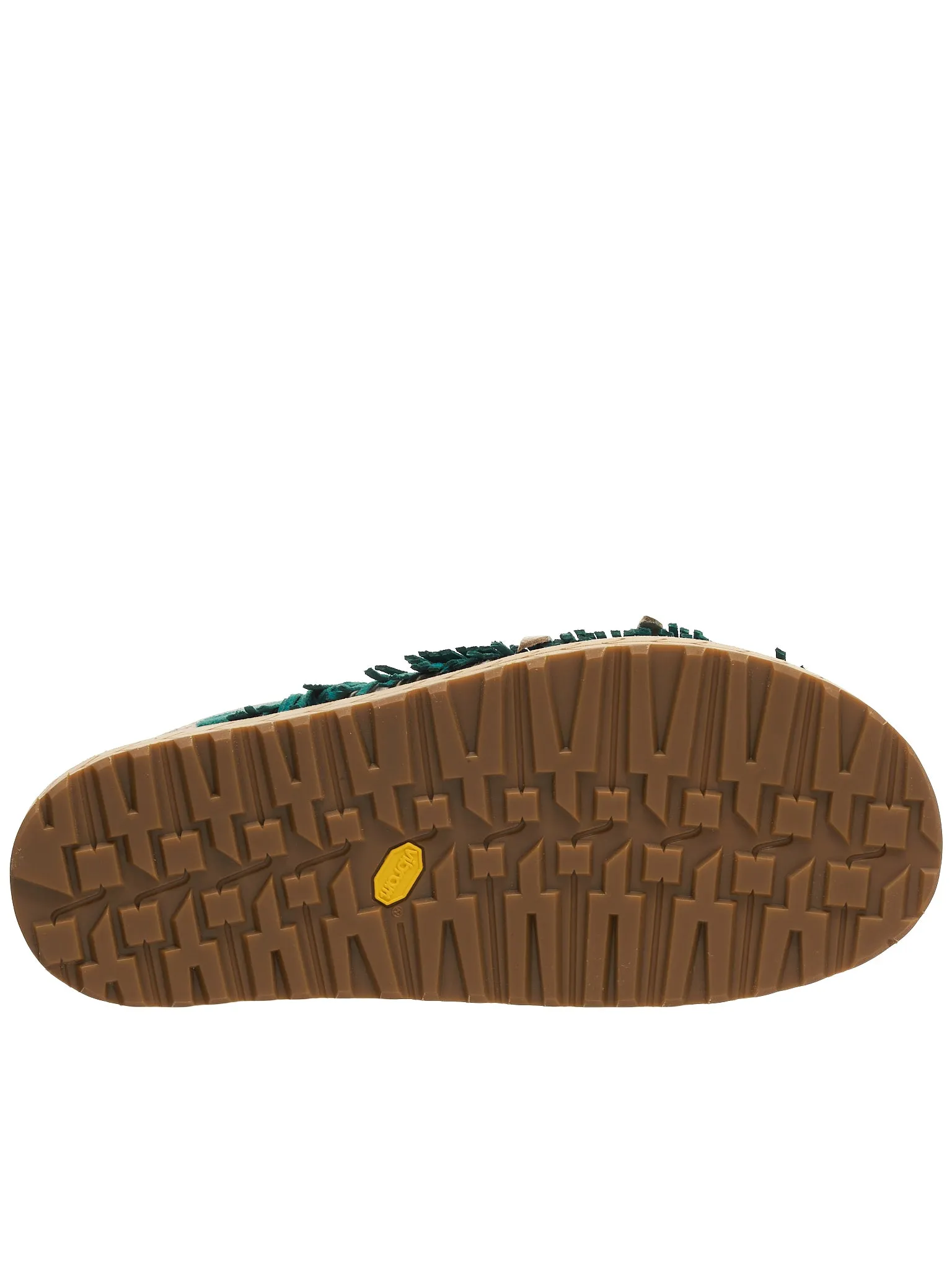 Fringed Leather Slides (K2204XG522-BL-BLUE)
