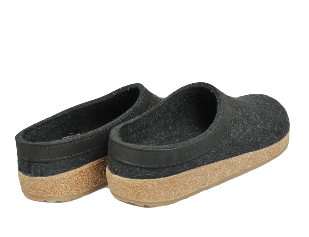 Haflinger Unisex Grizzly Slippers GZL44- Charcoal