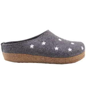 Haflinger Women's Stelline Slippers- Grey