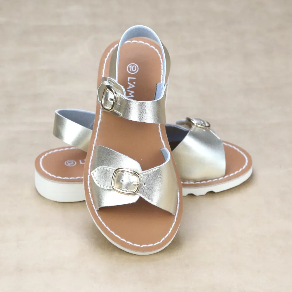 Hera Girls Leather Buckled Sandal