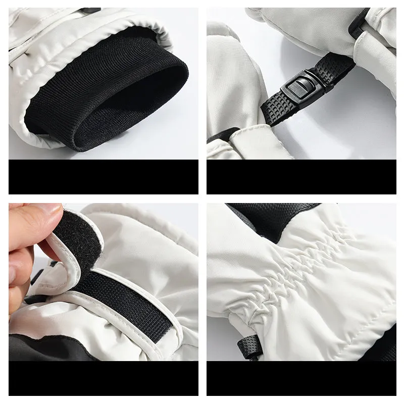 Hotian Unisex Insulated Ski Gloves Waterproof