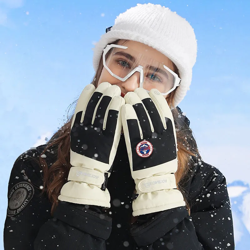 Hotian Unisex Insulated Ski Gloves Waterproof