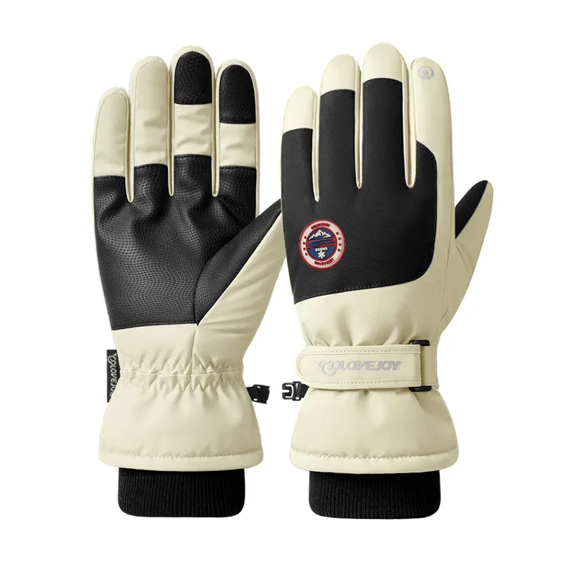 Hotian Unisex Insulated Ski Gloves Waterproof