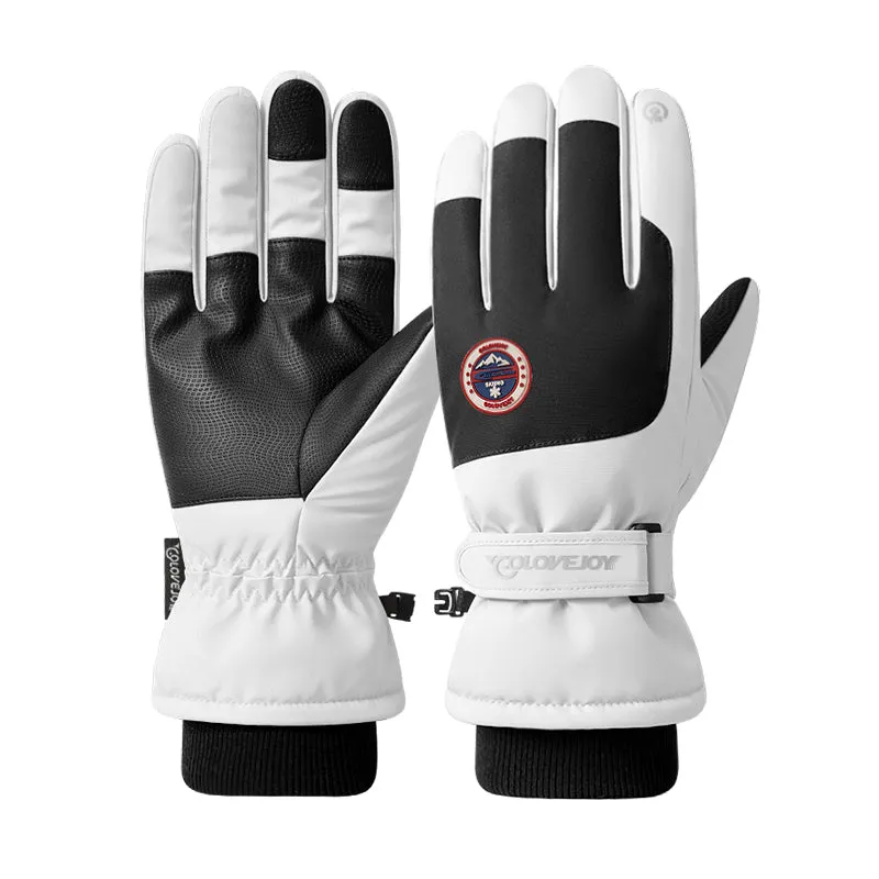 Hotian Unisex Insulated Ski Gloves Waterproof