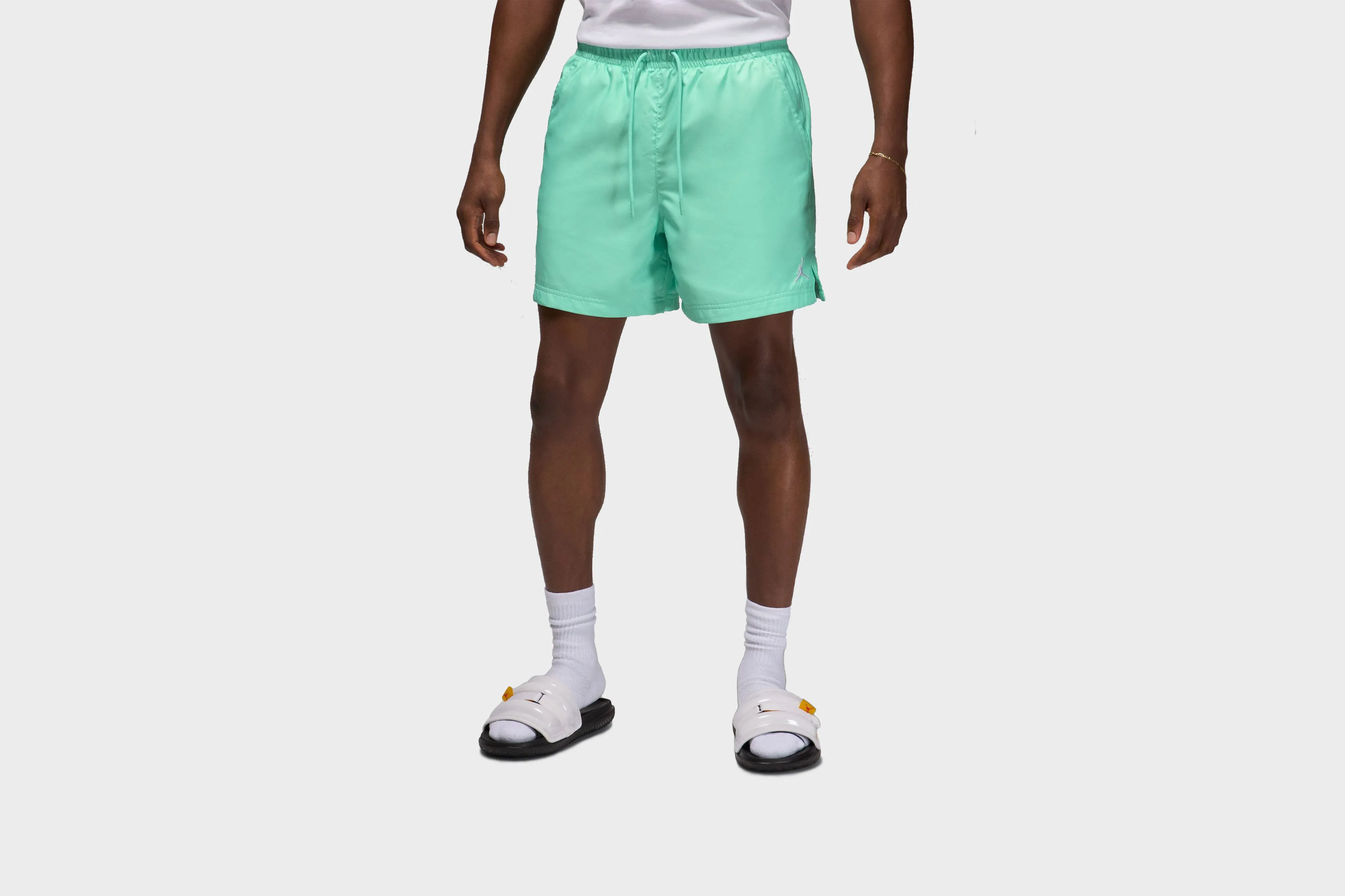 Jordan Essentials Poolside Shorts (Emerald Rise/White)