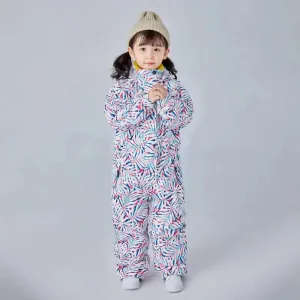 Kids One Piece Ski Suits Winter Snow Suits