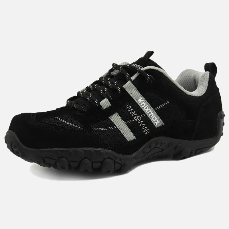 Knixmax Women's Hiking Trainers, Black, Lightweight Approach Shoes, Sports Trainers