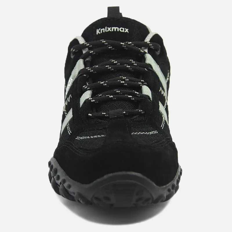 Knixmax Women's Hiking Trainers, Black, Lightweight Approach Shoes, Sports Trainers
