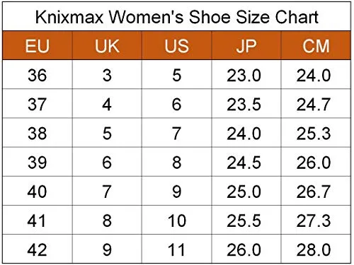 Knixmax Women's Hiking Trainers, Black, Lightweight Approach Shoes, Sports Trainers