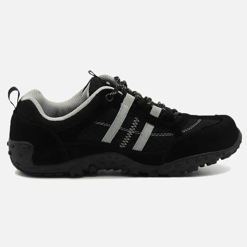 Knixmax Women's Hiking Trainers, Black, Lightweight Approach Shoes, Sports Trainers