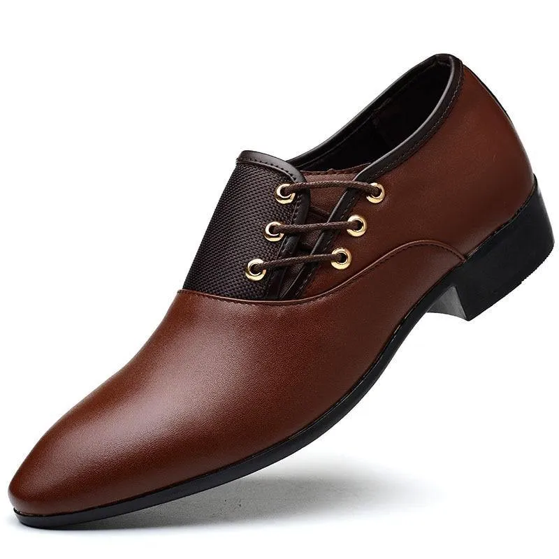 MAZE Men's Faux Leather Oxford Shoes
