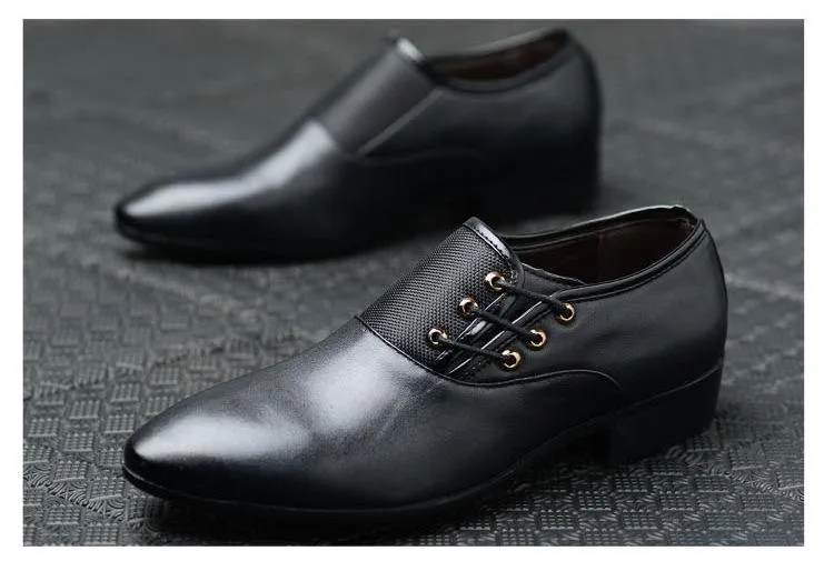 MAZE Men's Faux Leather Oxford Shoes