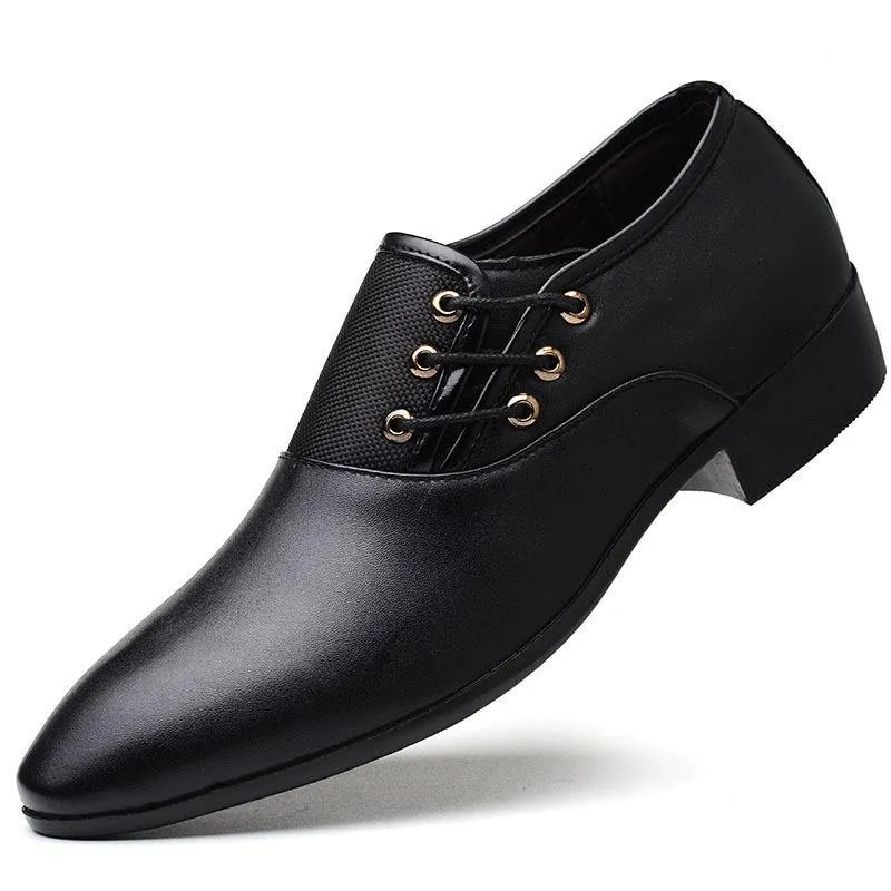 MAZE Men's Faux Leather Oxford Shoes