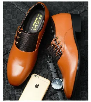 MAZE Men's Faux Leather Oxford Shoes