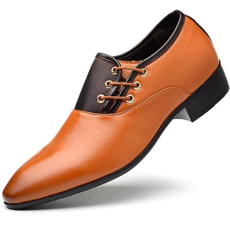 MAZE Men's Faux Leather Oxford Shoes