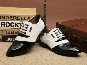 MAZE Men's Leather Lace-up British Shoes