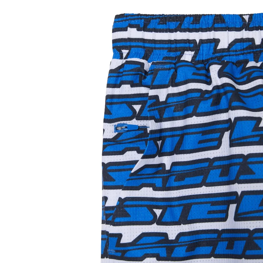 Men’s Two-Tone Print Swim Trunks