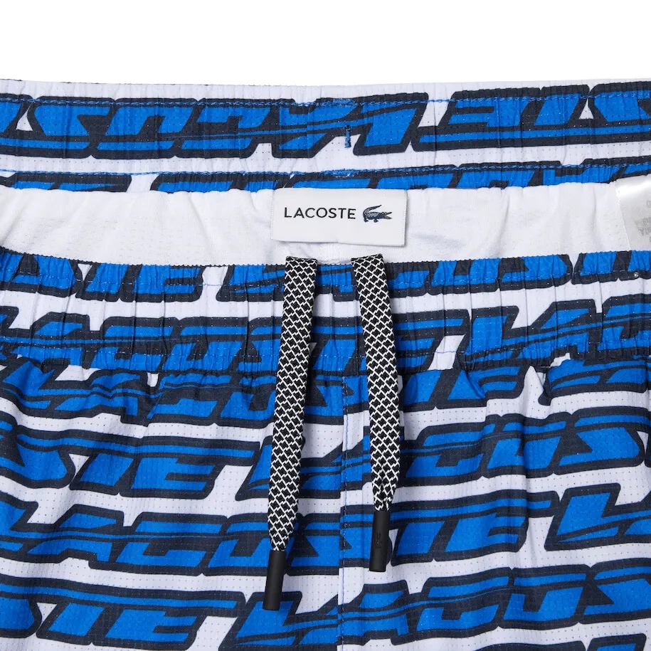 Men’s Two-Tone Print Swim Trunks