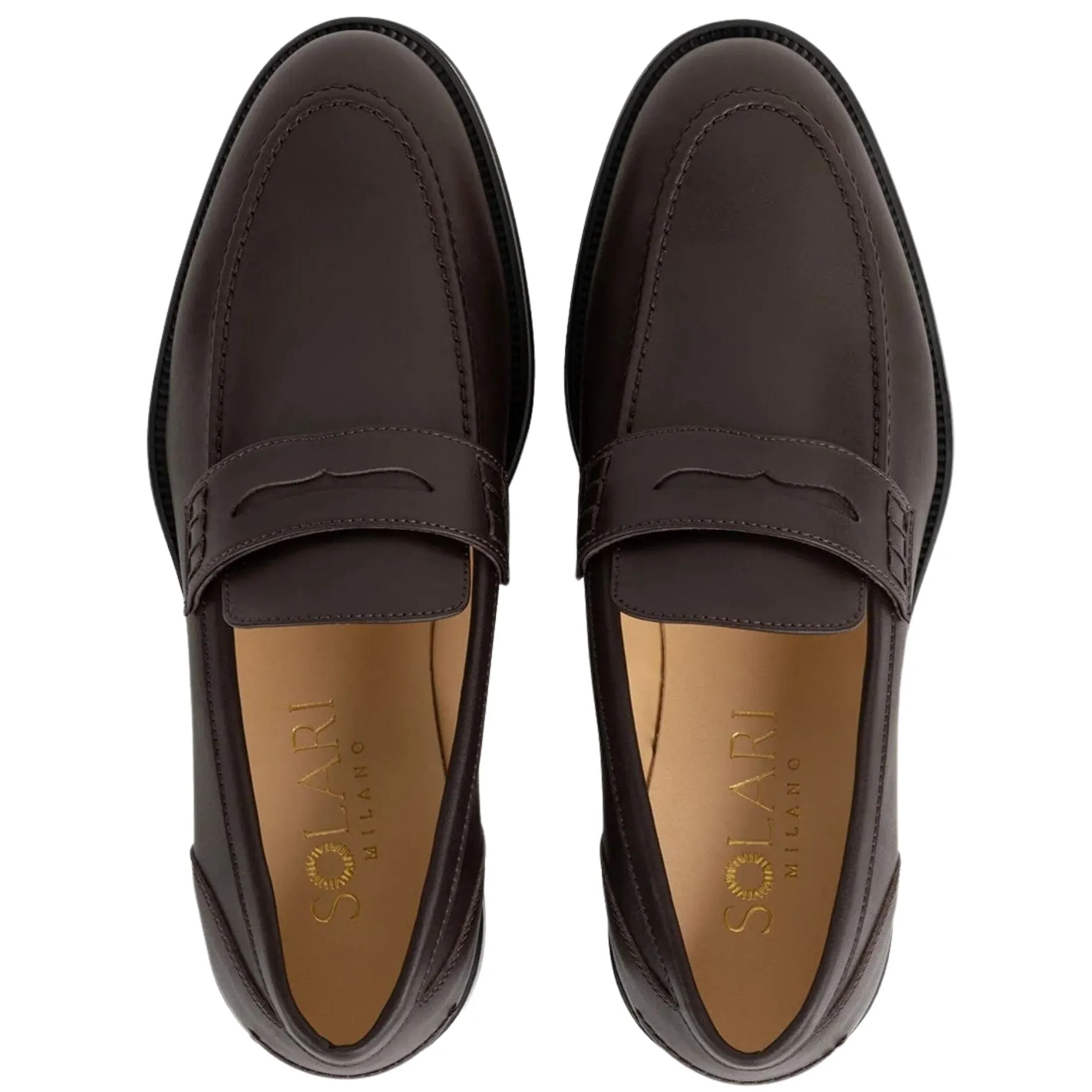 Men's vegan loafer by Solari Milano - black or brown